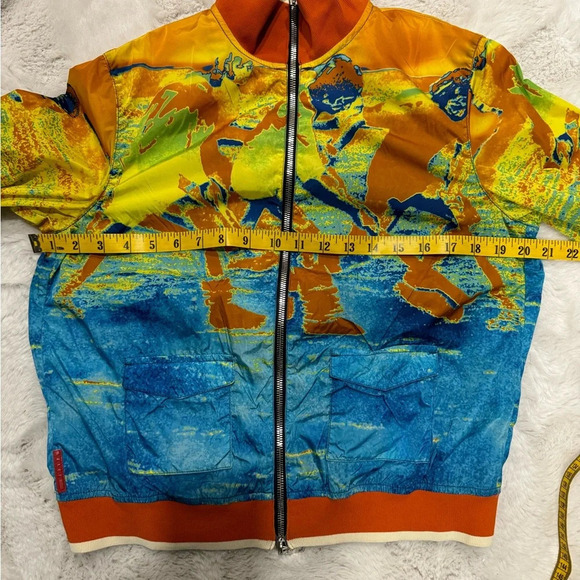 Prada "Acid Hockey" Thermal Pattern Jacket 
Size: Men's / US S / EU 44-46 / 1 - Picture 6 of 11